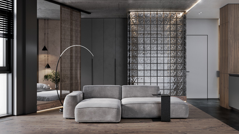 Обложка проекта: Апартаметы в стиле soft-loft 47,5м2