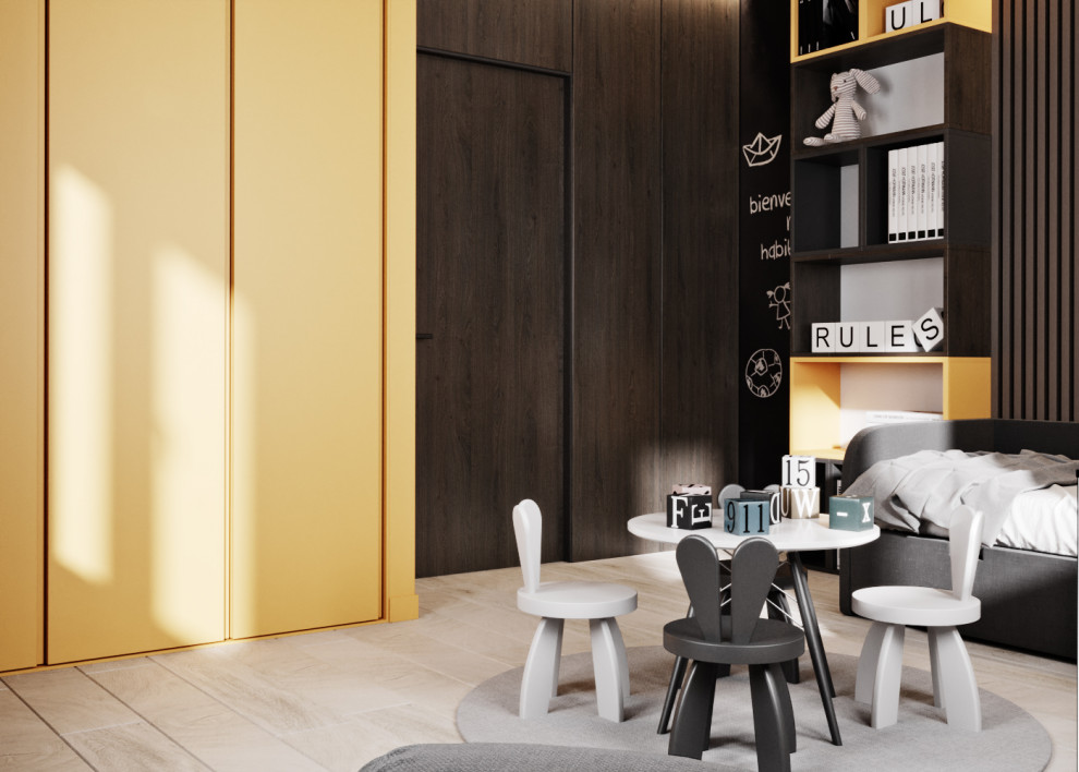 Квартира в темных оттенках