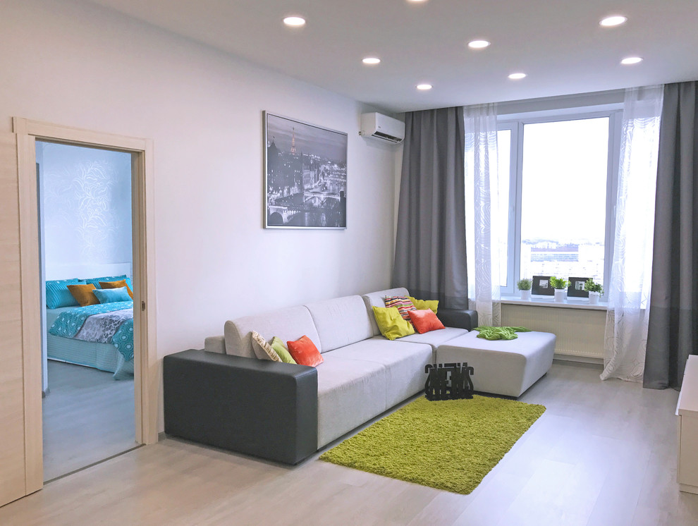 Современный интерьер в ЖК "Авеню 77" 95 кв. м