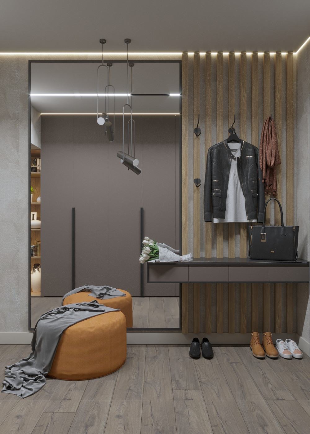 Современная квартира для молодой пары