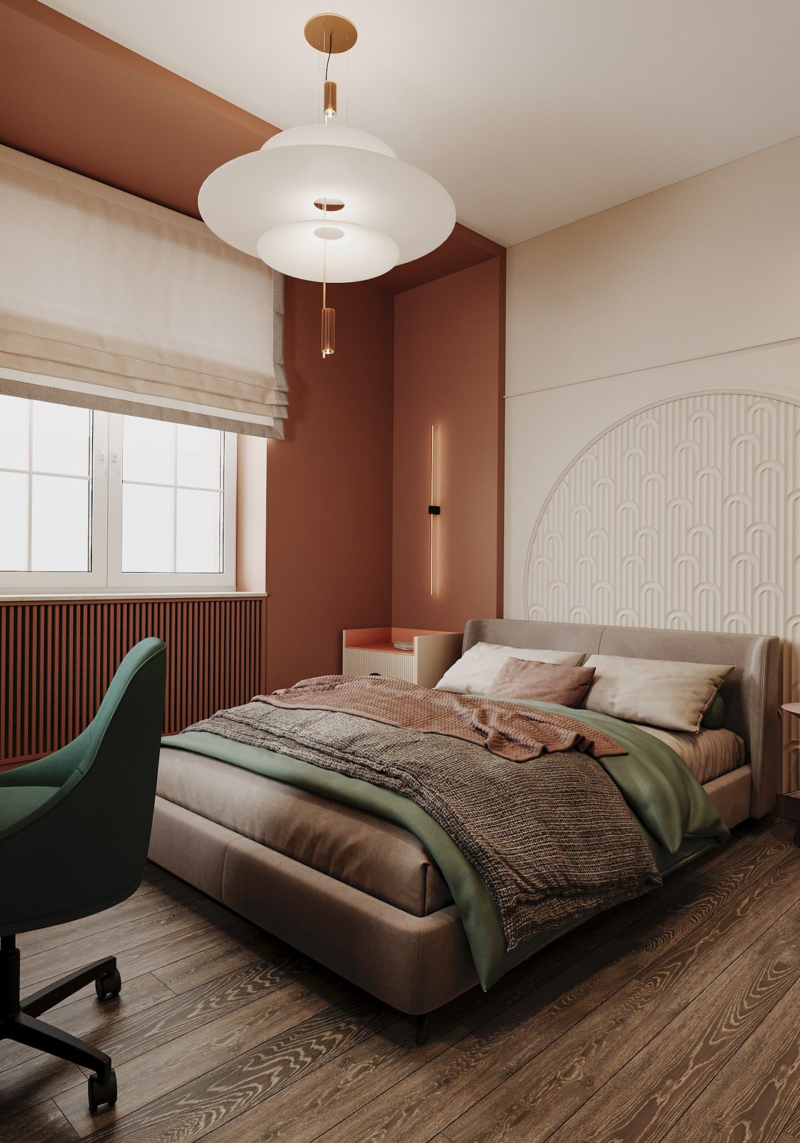 Интерьер загородного дома кардинально отличающийся от домов в округе