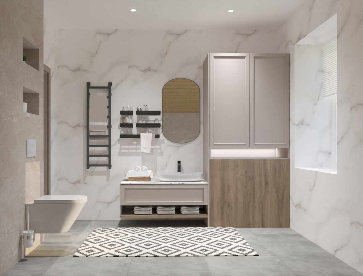 Обложка проекта: Ванная с сауной