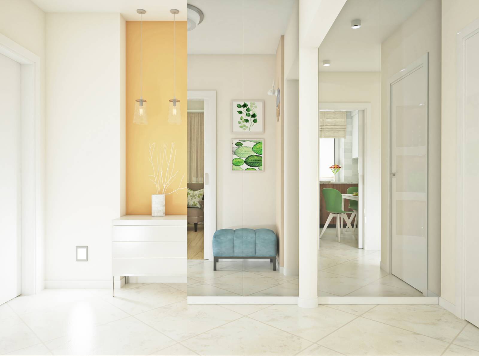 Обложка проекта: Солнечное утро в трёшке на Северо-Западе Москвы.