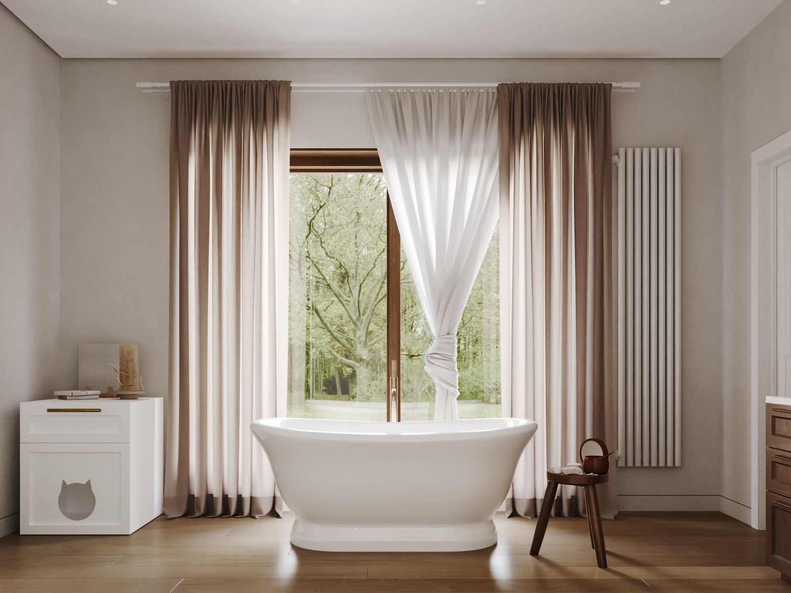 Обложка проекта: Ванная комната из проекта #частныйдомотunison