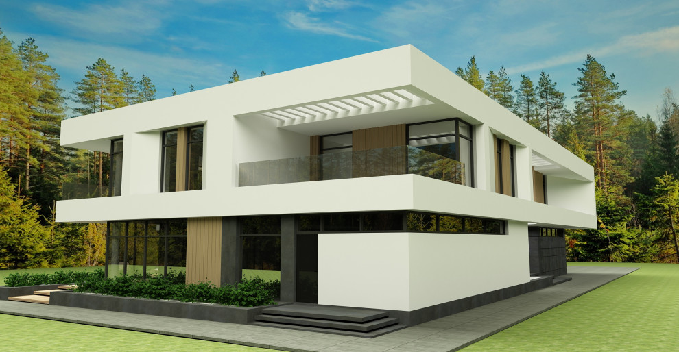 Проект индивидуального жилого дома. КП Руза Фэмили Парк