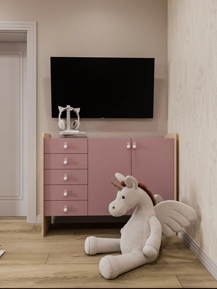 Спальня для девочки 20 кв.м.