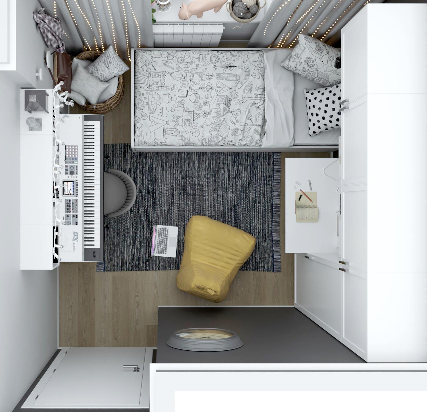 детская на 8 кв.м.