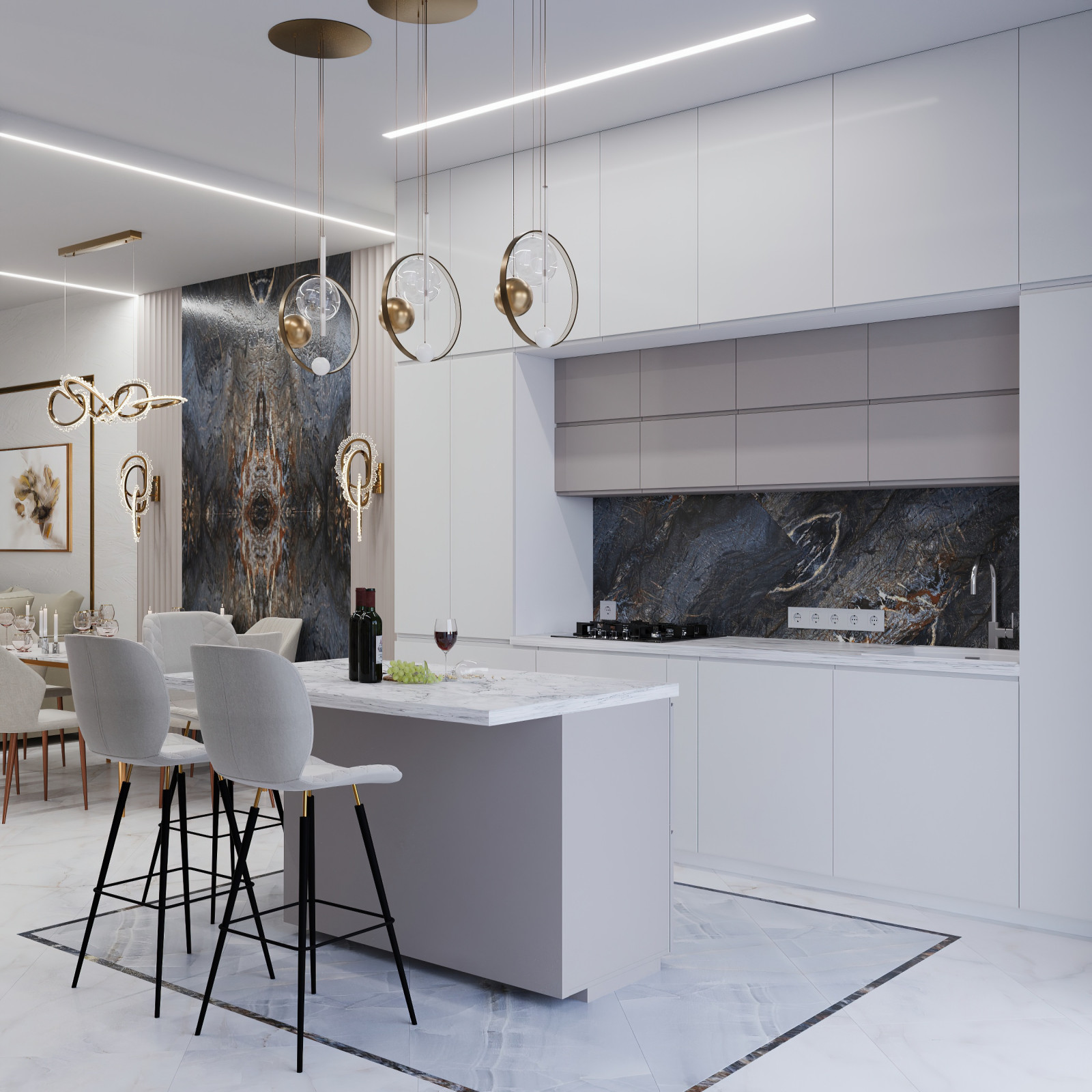 Обложка проекта: Визуализация частного дома