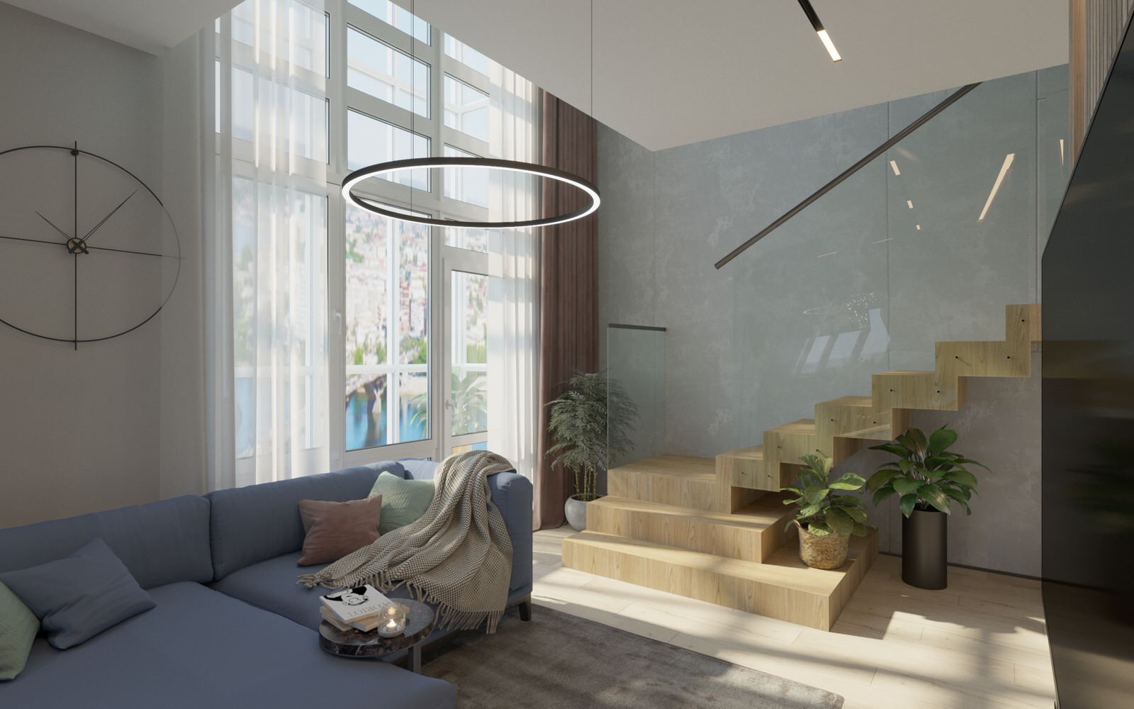 Двухуровневая квартира в ЖК Новые горизонты на Пушкина