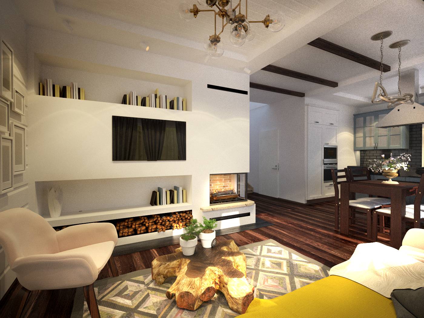 Кухня-гостиная