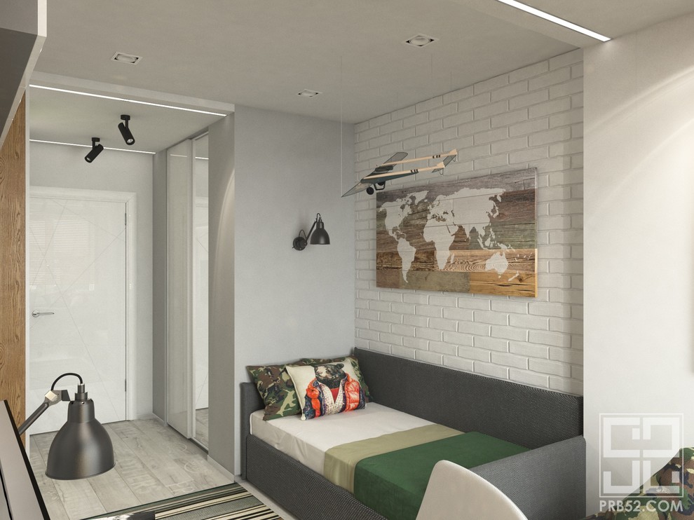 Проект интерьера квартиры в ЖК "Каскад"