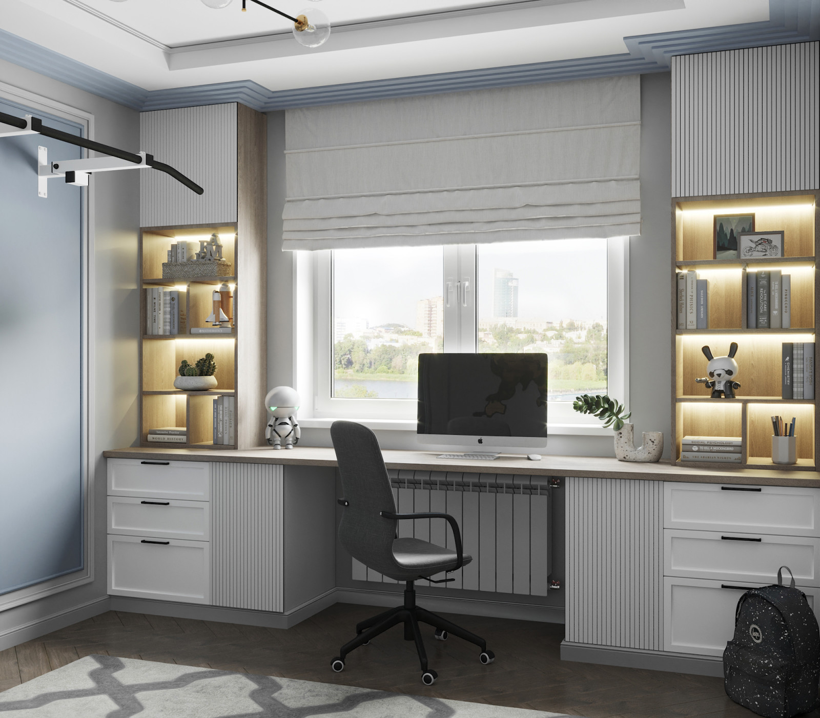 "Зазеркалье", дизайн 2комнатной квартиры 66 м2