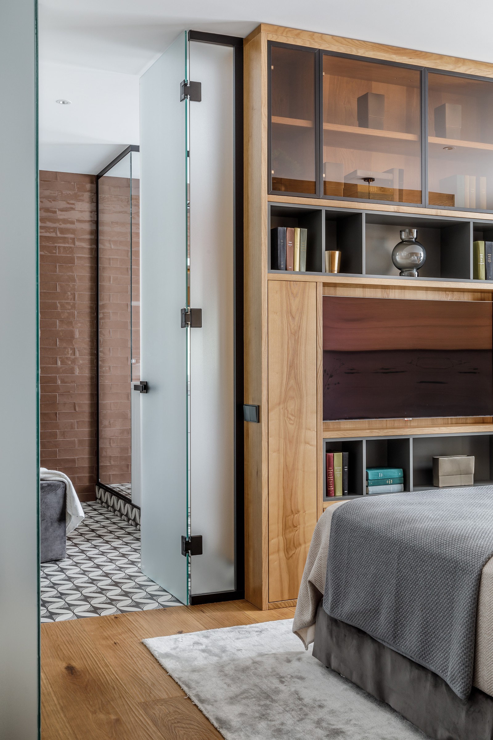 Интерьер белой спальни