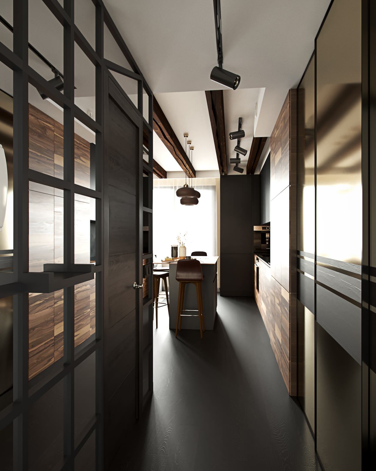 Дизайн-проект в "ЖК Magnifica" Квартира с мужским характером