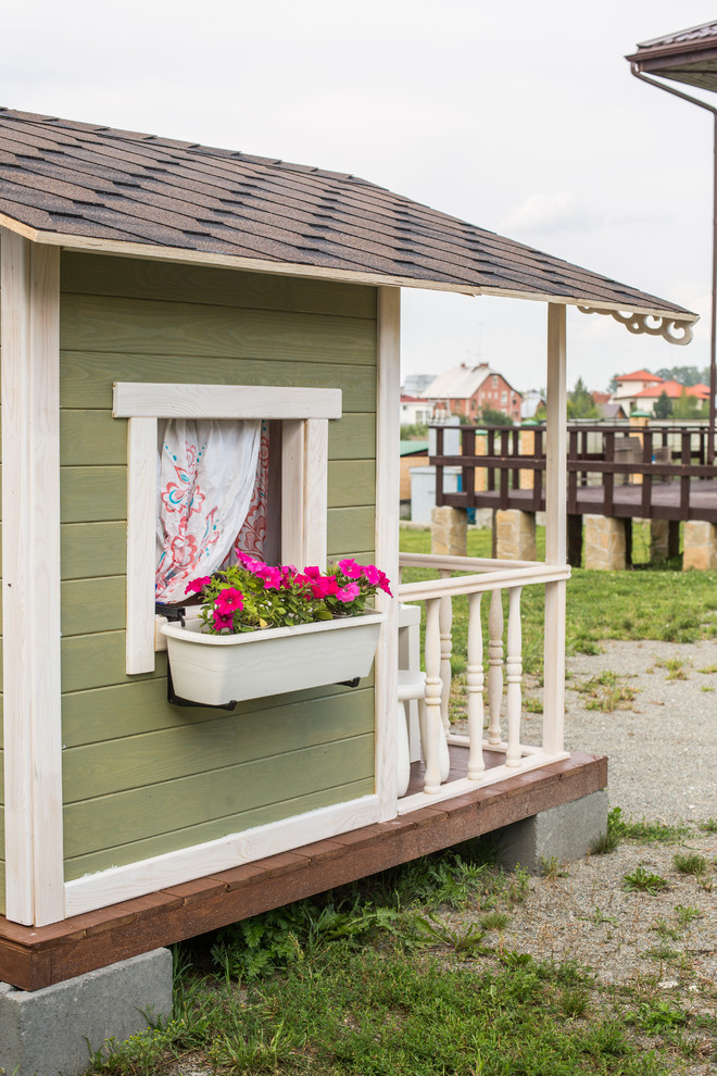 Обложка проекта: Индивидуальный жилой дом площадью 173 кв.м. с баней на участке