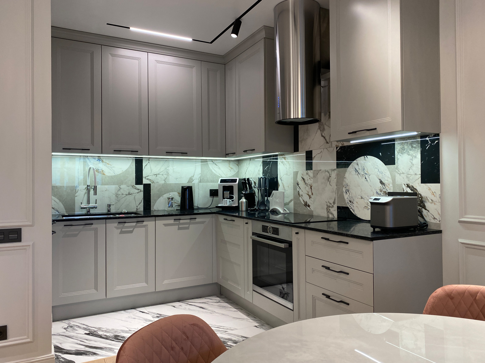 Обложка проекта: Кухня гостиная в ЖК Скандинавия