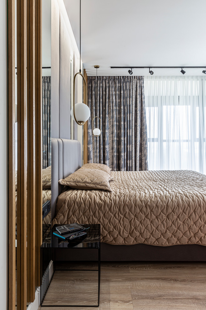 В сиреневых тонах (3-х комнатная квартира 66,7 м²)