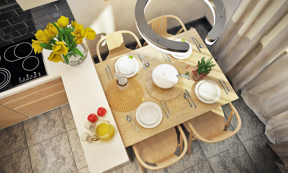 Дизайн кухни в современном стиле.