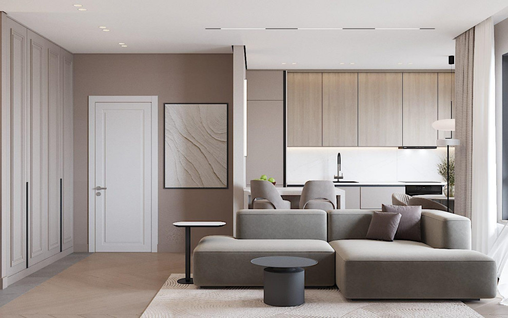 Квартира 57м2 в Новороссийске в стиле неоклассика