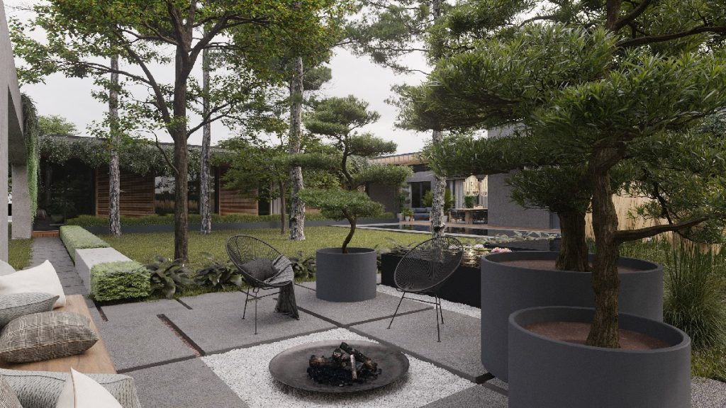 Частный дом в стиле Хай-Тек