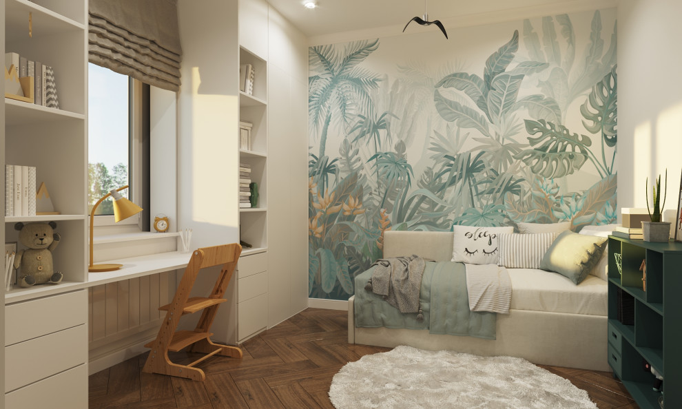 Проект детской комнаты "Мир динозавров"