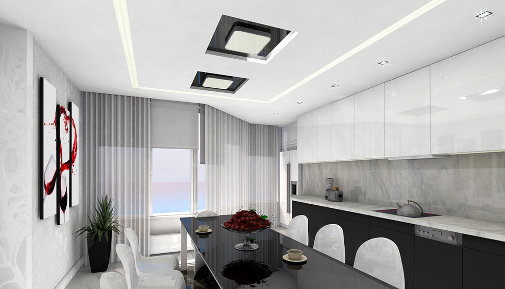 Современный интерьер с японскими мотивами