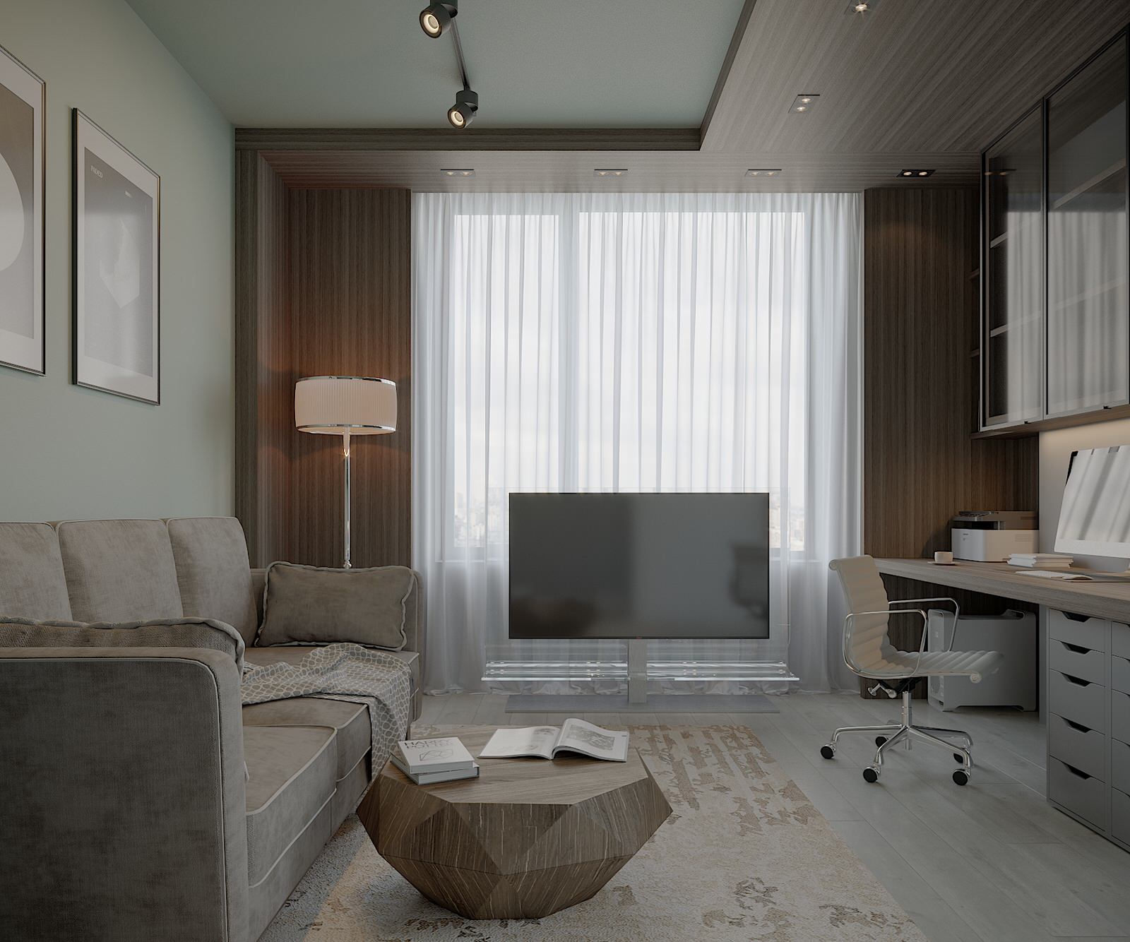 Обложка проекта: Москва, Двухкомнатная квартира