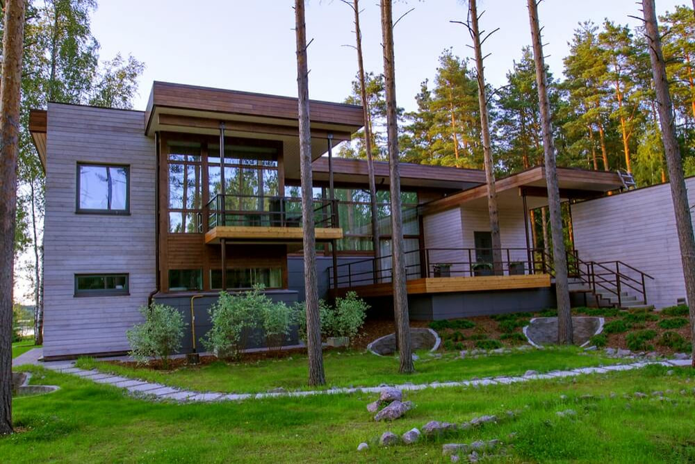 Фахверковый дом на Лемболовском озере