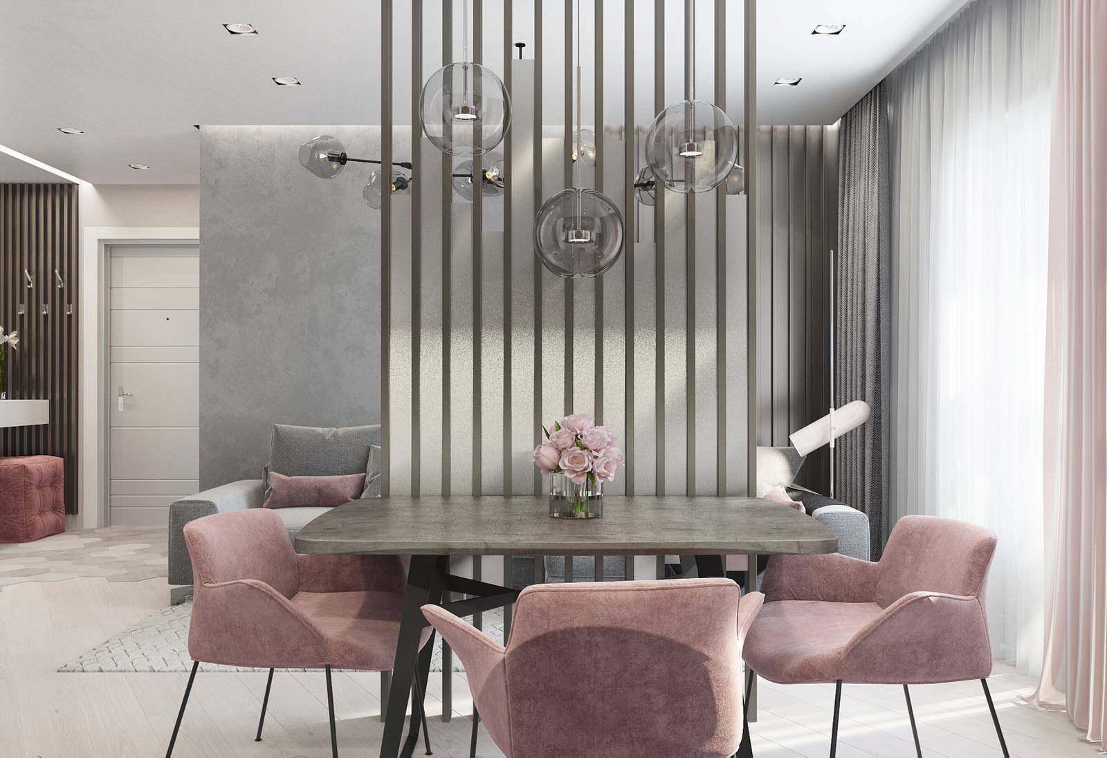 Дизайн кухни-гостиной