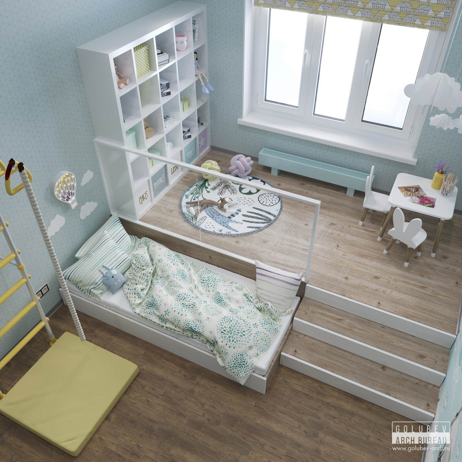 Дизайн интерьера с панорамным видом, г. Красноярск, 100 м2