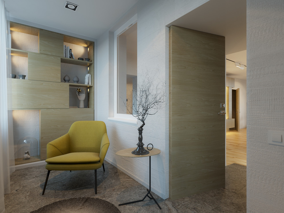 Интерьер прихожей и коридора на ул. Римской в г. Хабаровске