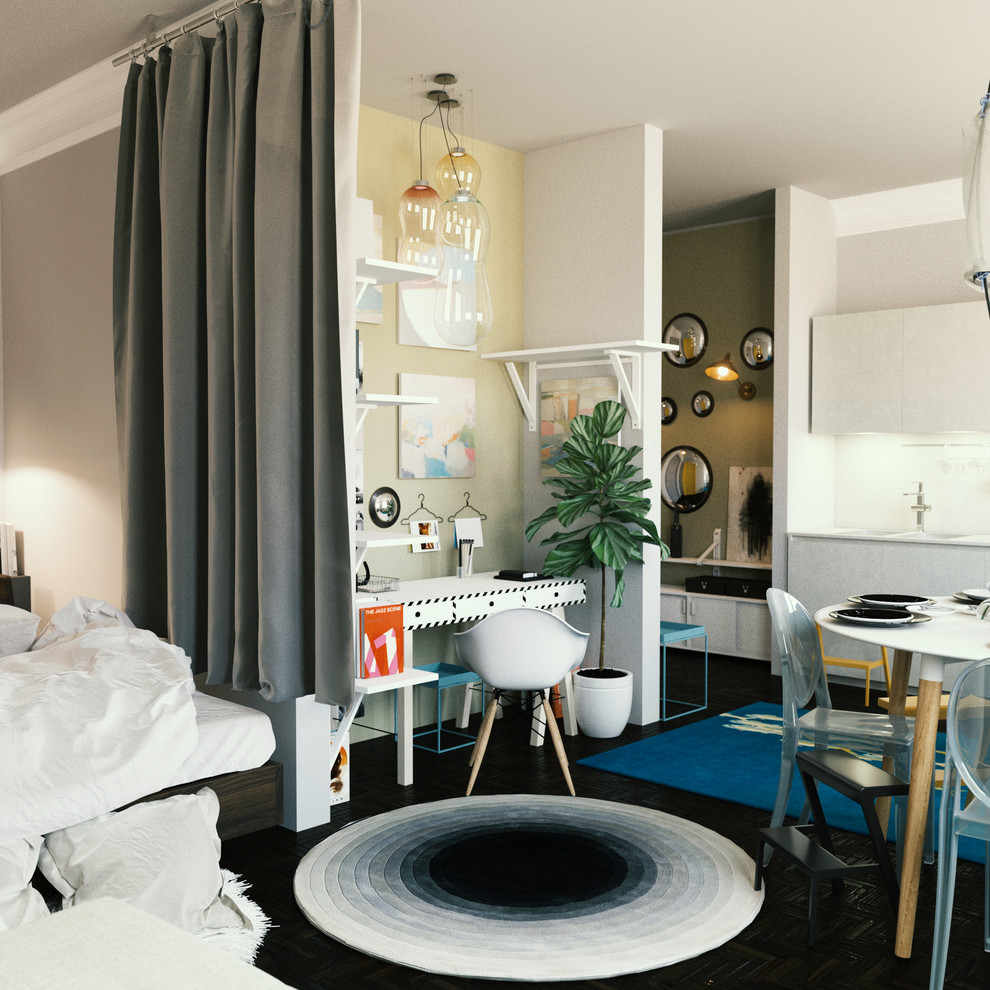 Обложка проекта: Дизайн проект однокомнатной квартиры в Скандинавском стиле