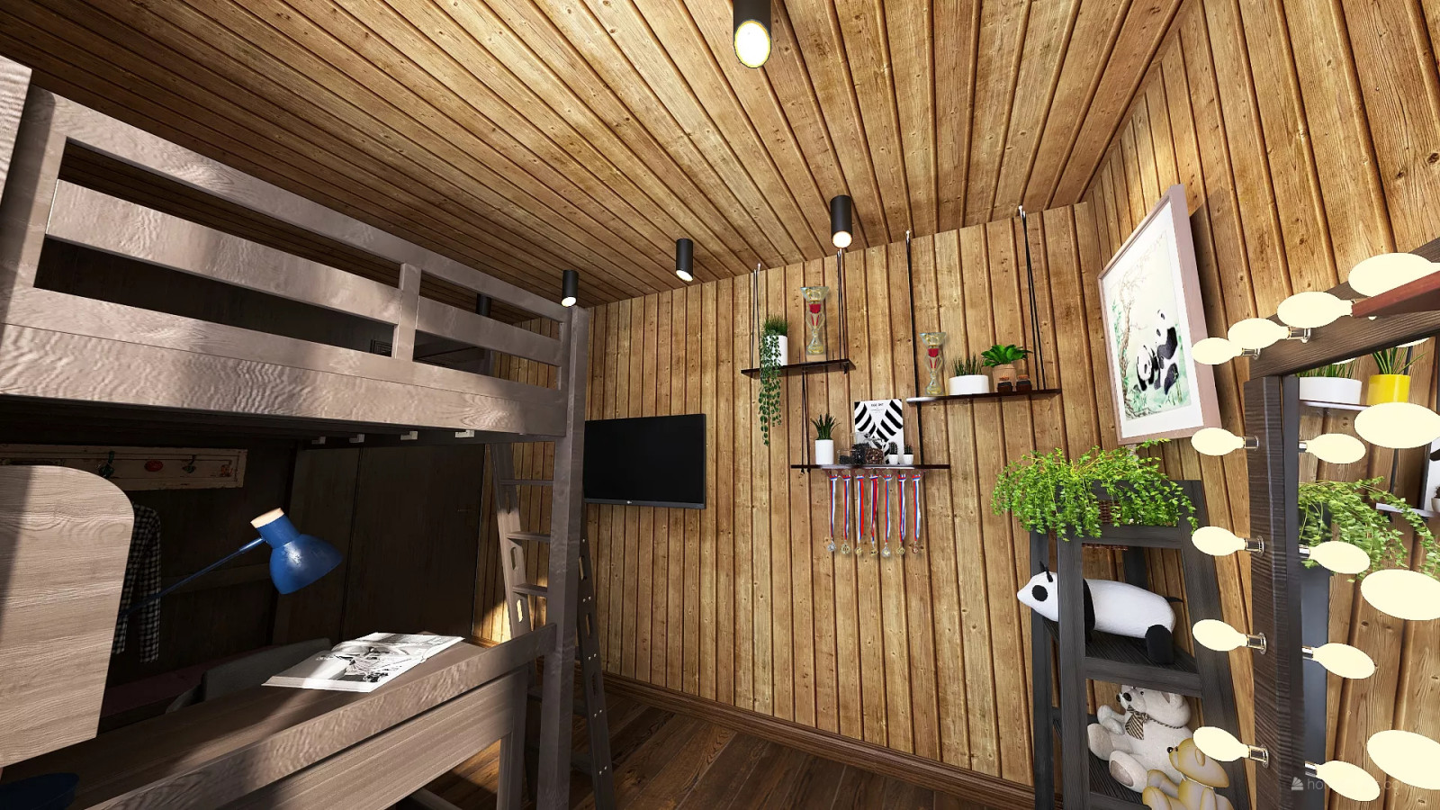 Обложка проекта: Детская комната в загородном доме.