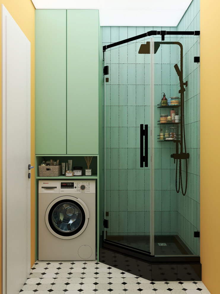 Яркая студия 25 кв.м. для девушки студентки