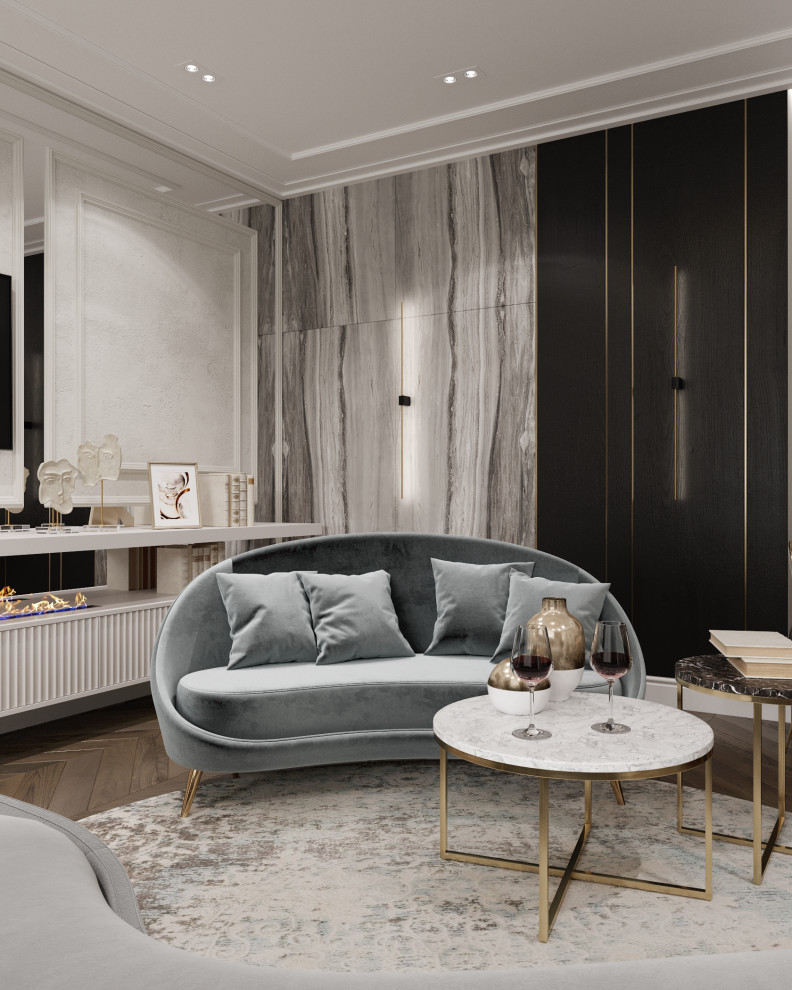 ЖК на Кировоградской улице, семейная пара и взрослый сын, квартира 120 кв.м.