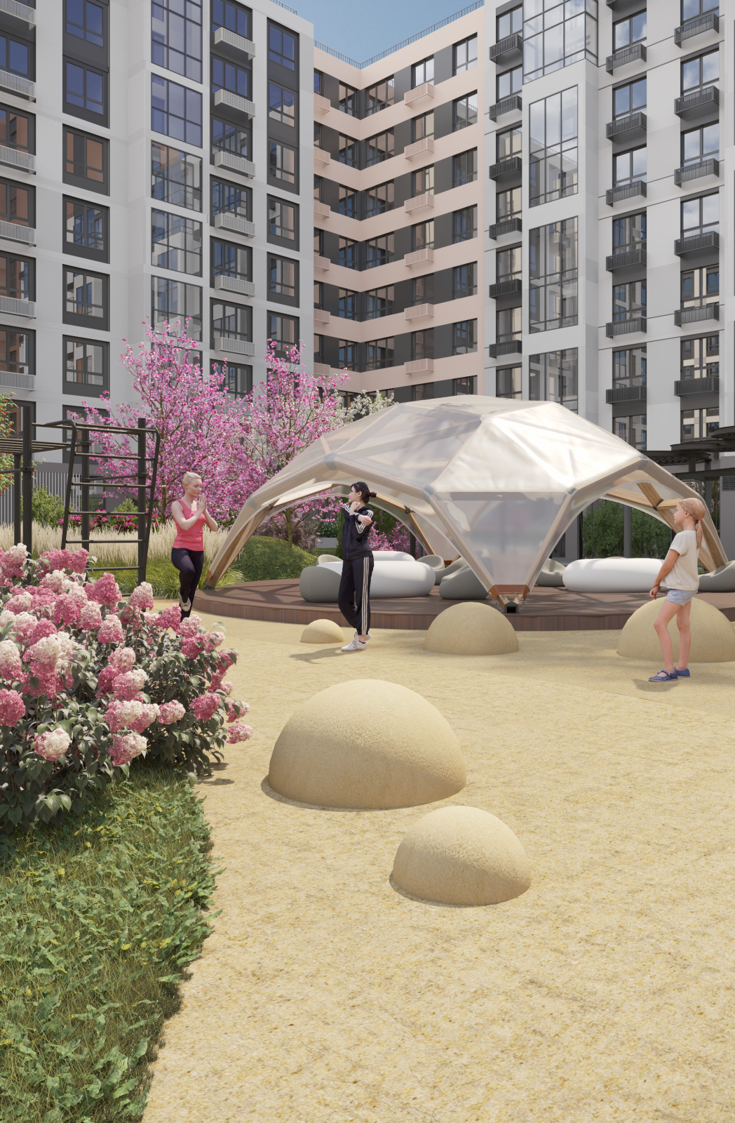 Эскизы к проекту жилого комплекса