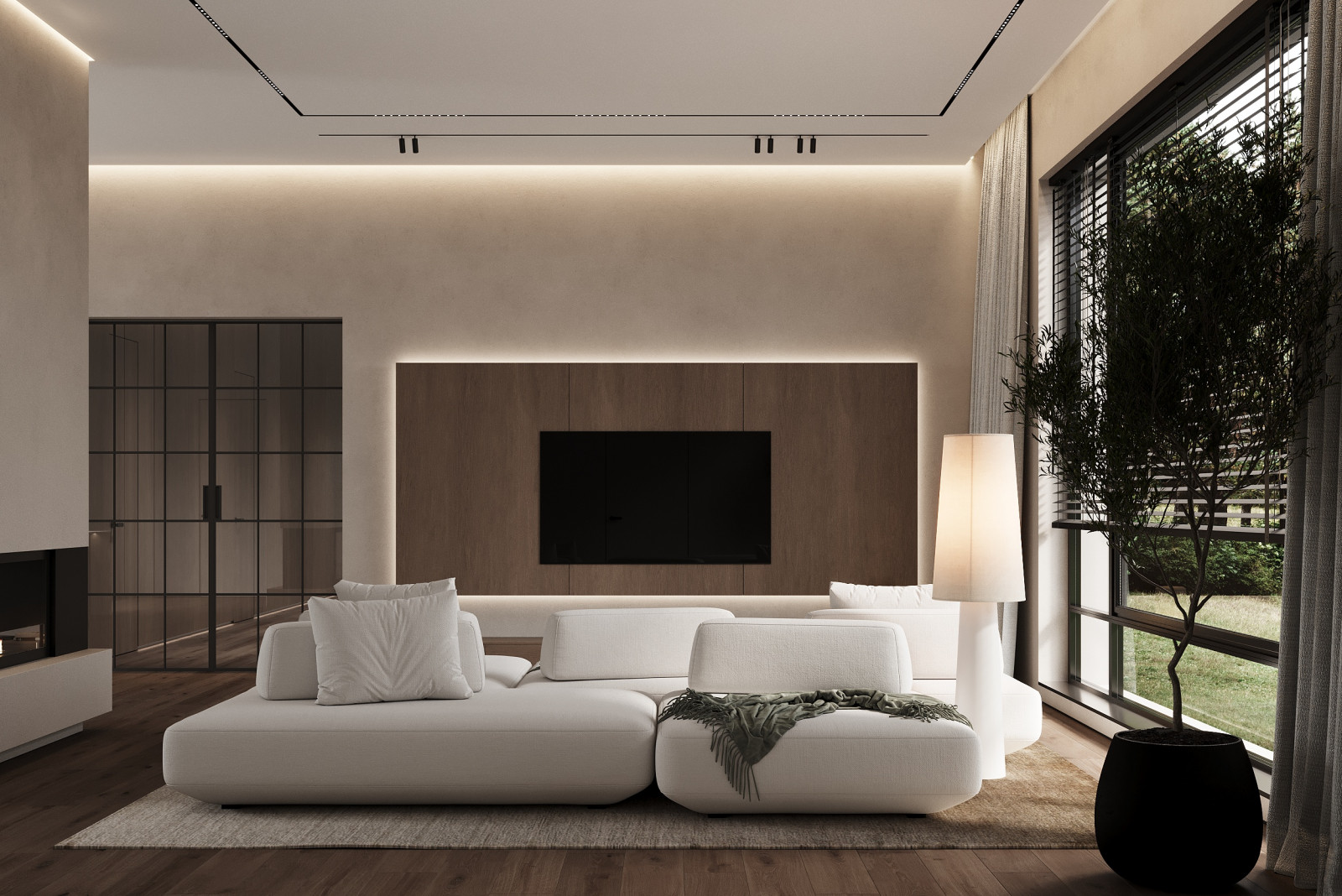 Проект интерьера для загородного дома в Липецке