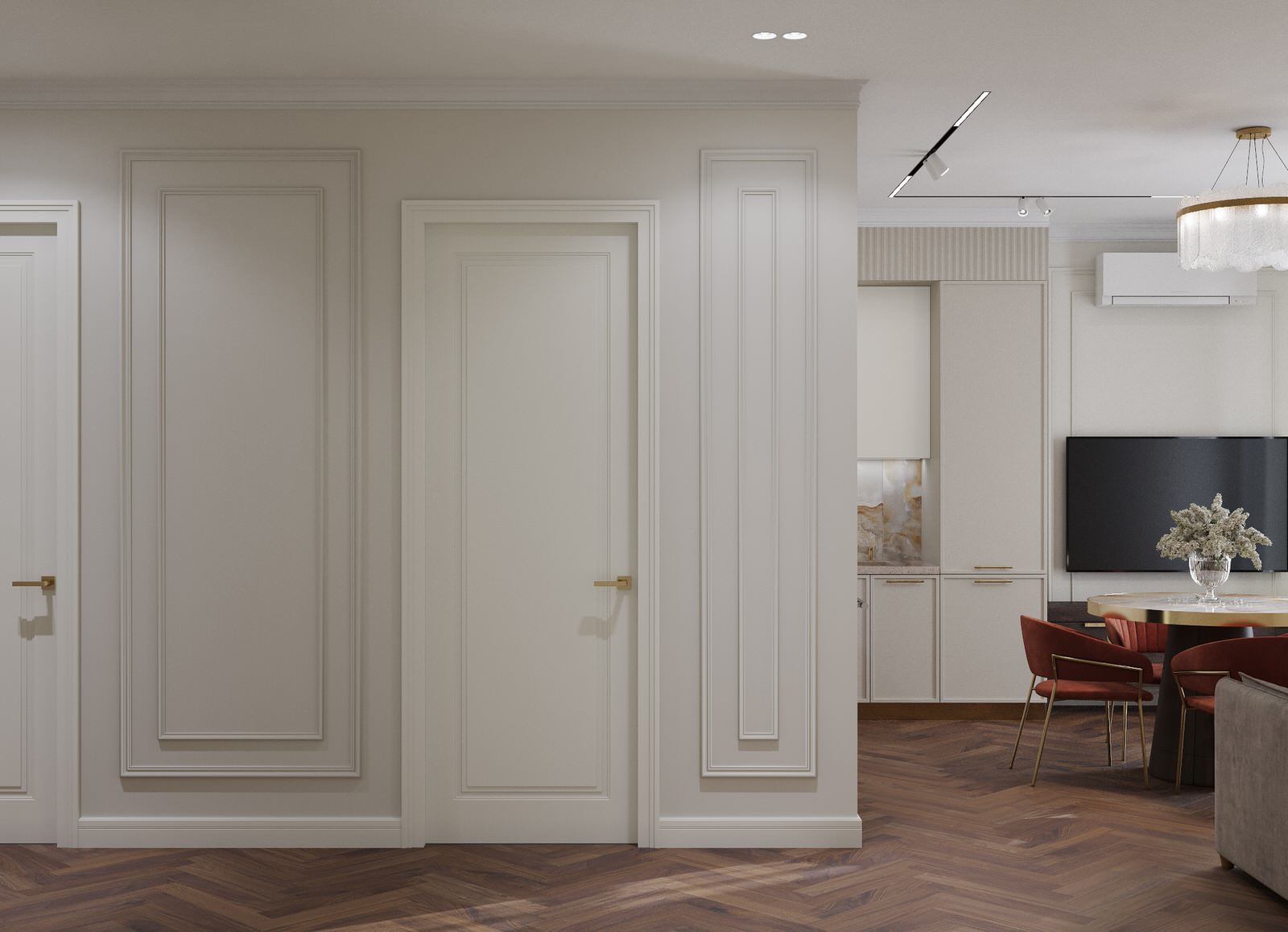 Трехкомнатная квартира 100 кв.м