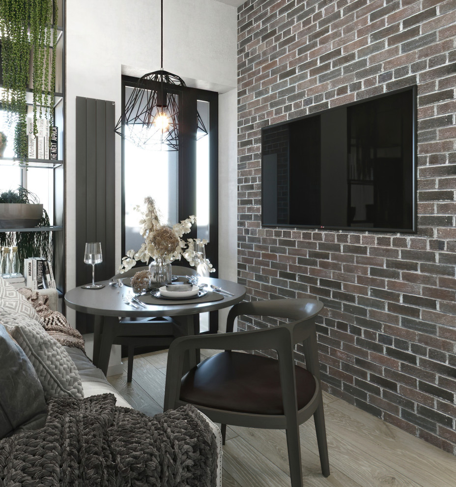 Квартира в современном стиле с элементами лофта