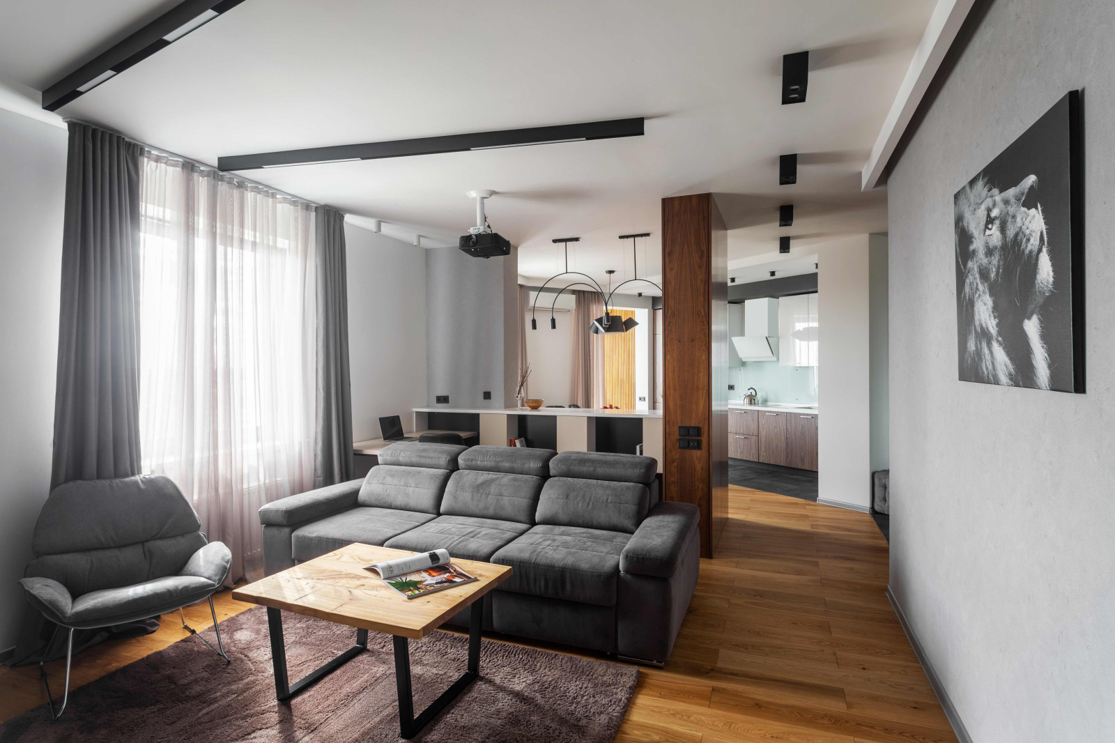 Квартира 72кв.м для молодого человека в ЖК Флагман