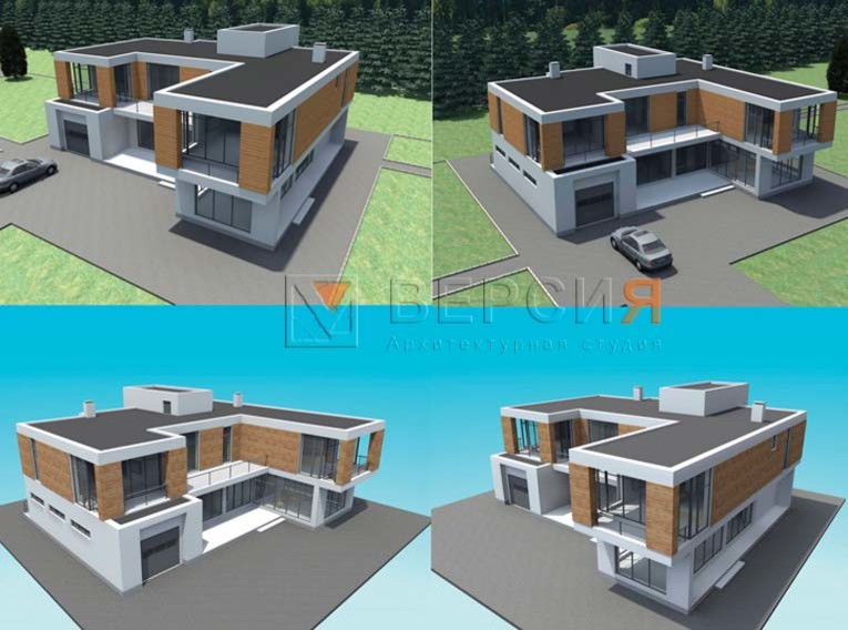 Проект жилого дома 390 м.кв.