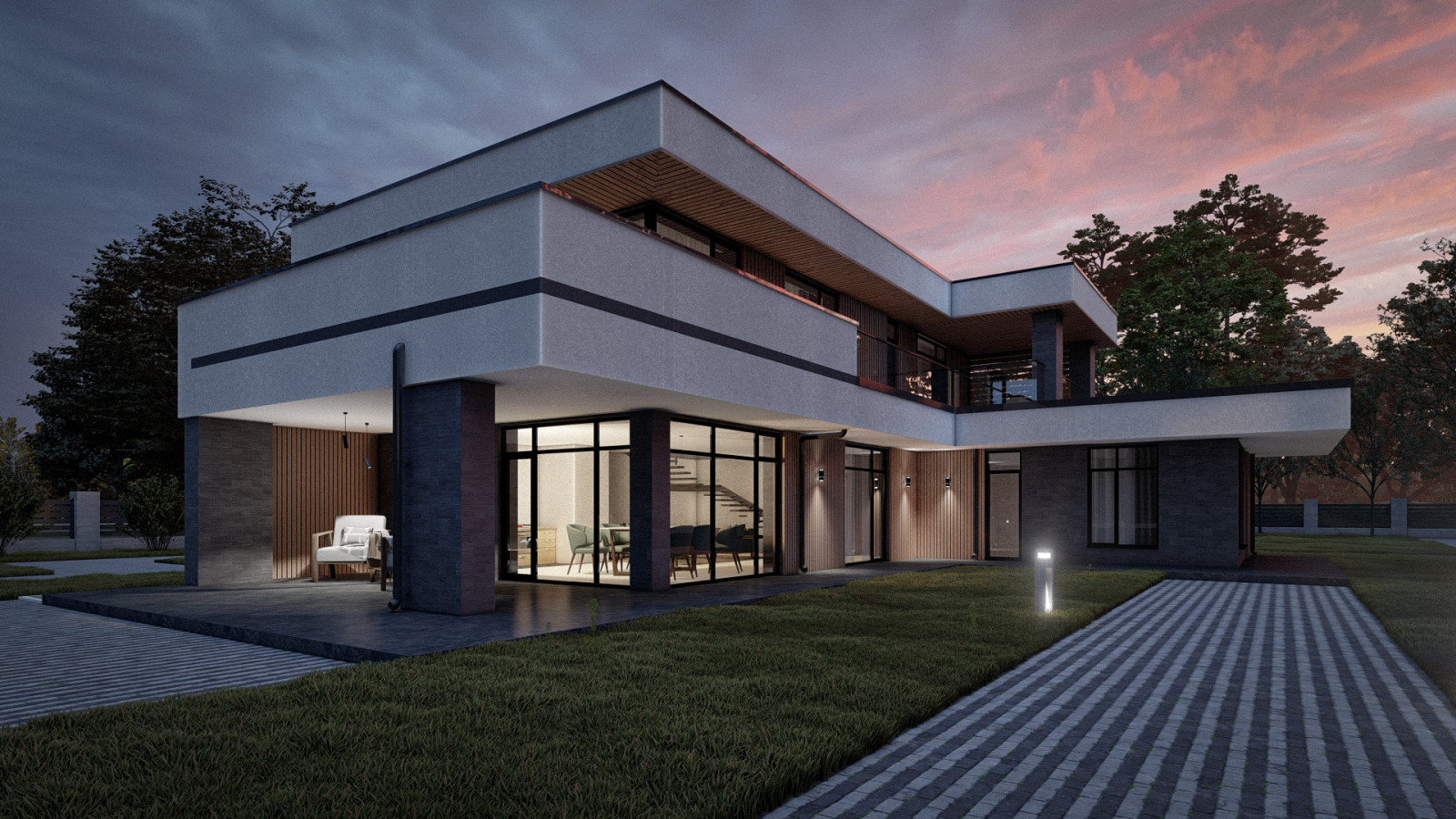 Проект жилого дома (коттедж)