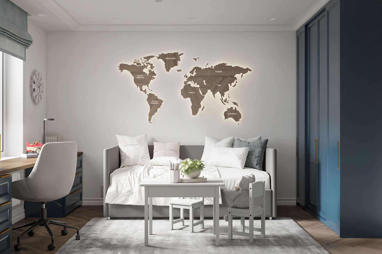 Обложка проекта: Детская мальчика в ЖК Лучи