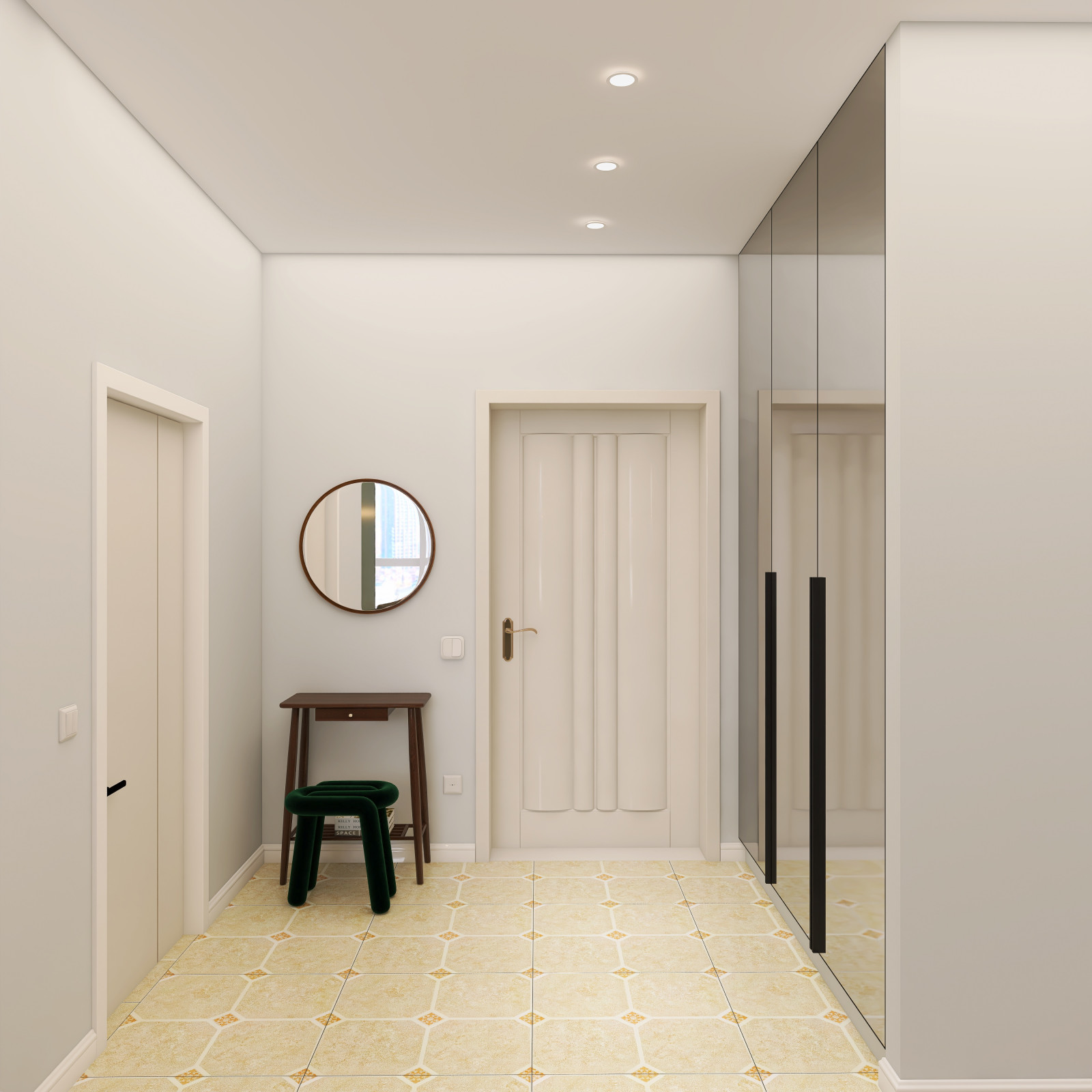 Дизайн интерьера 2х комнатной квартиры в ЖК "Парк Столиц" г. Екатеринбург