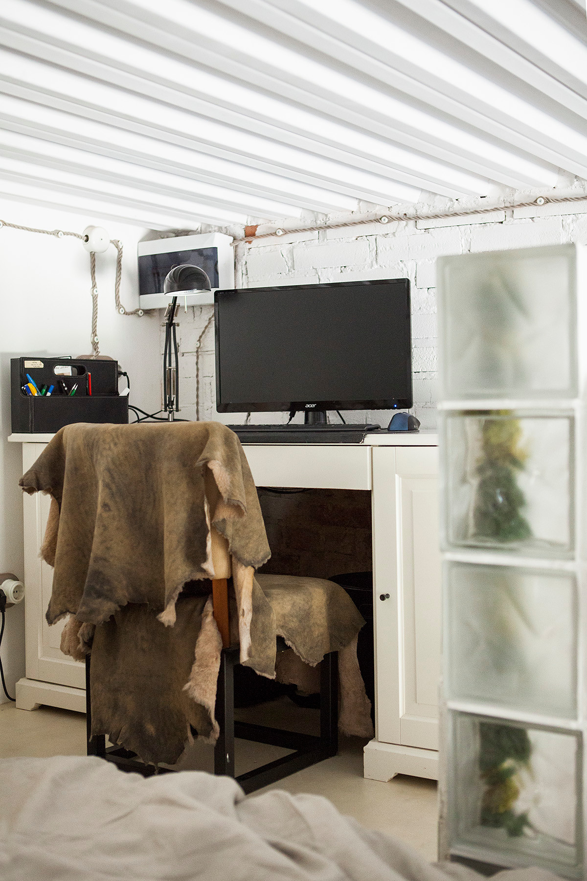 В гостях: Крошечный лофт в квартире девушки-дизайнера