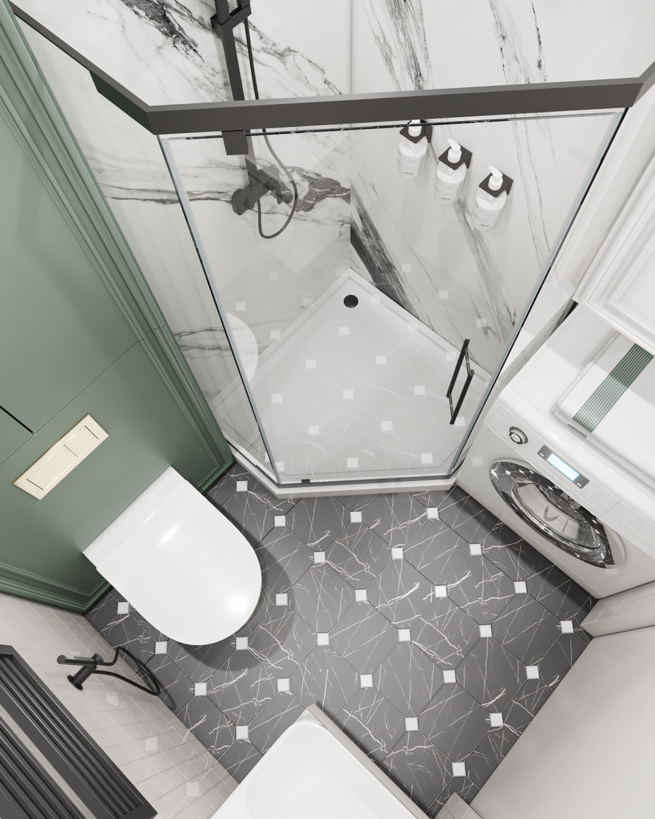 Интерьер квартиры 30 м2 в Хорошево-Мневниках (г. Москва)