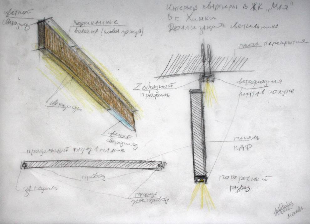 Интерьер квартиры в ЖК “Маяк” -   “Майский дождь”