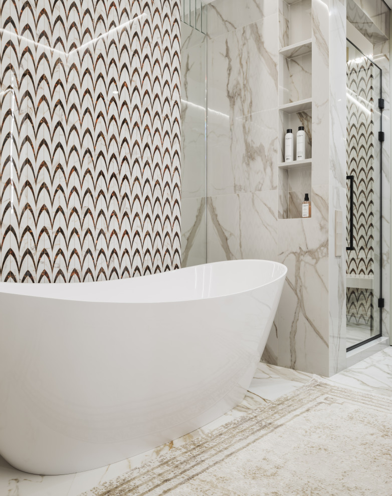 Реализация современной четырехкомнатной квартиры площадью 170 м²