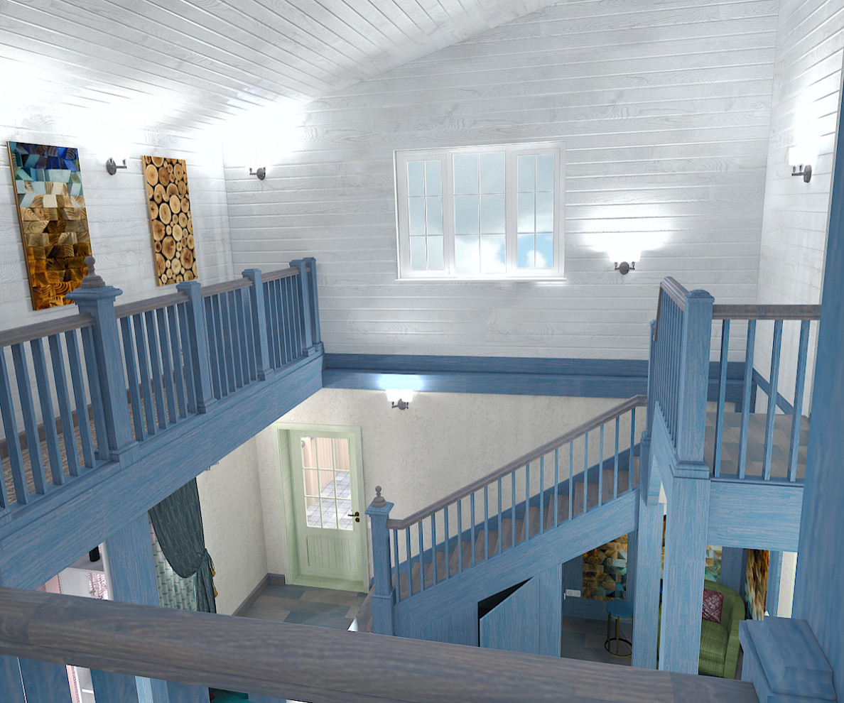 Атриум в загородном доме