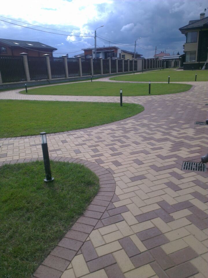 Мощение клинкерным кирпичом